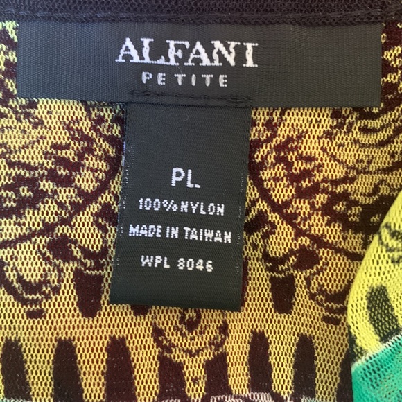 ALFANI PETITE PL SHEAR TUNIC W/stud Accents - Picture 6 of 7